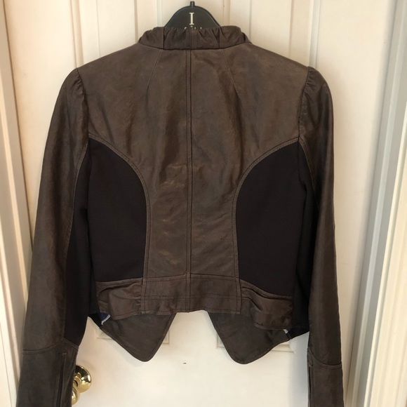 McGinn leather motorcycle jacket, Sz S - Picture 13 of 13